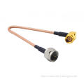 SMA plug to F plug Coaxial Cable Assembly